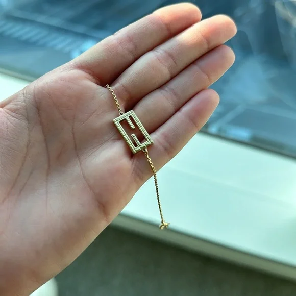 Fendi Gold Colored Baguette Bracelet - Picture 8 of 10